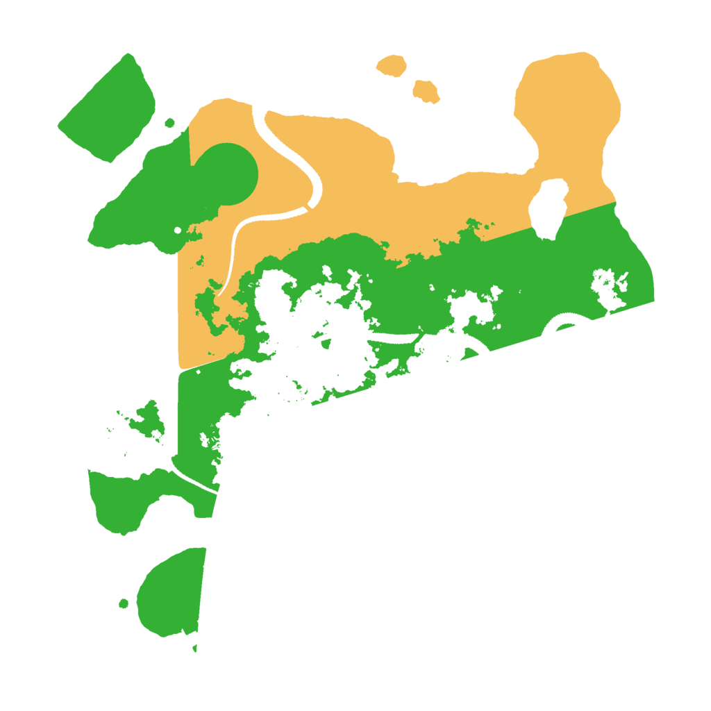 Biome Rust Map: Procedural Map, Size: 3000, Seed: 32683