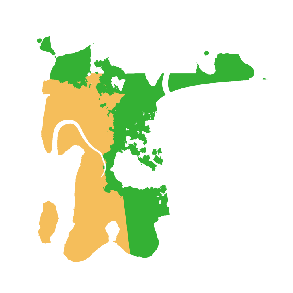 Biome Rust Map: Procedural Map, Size: 2500, Seed: 2144423059