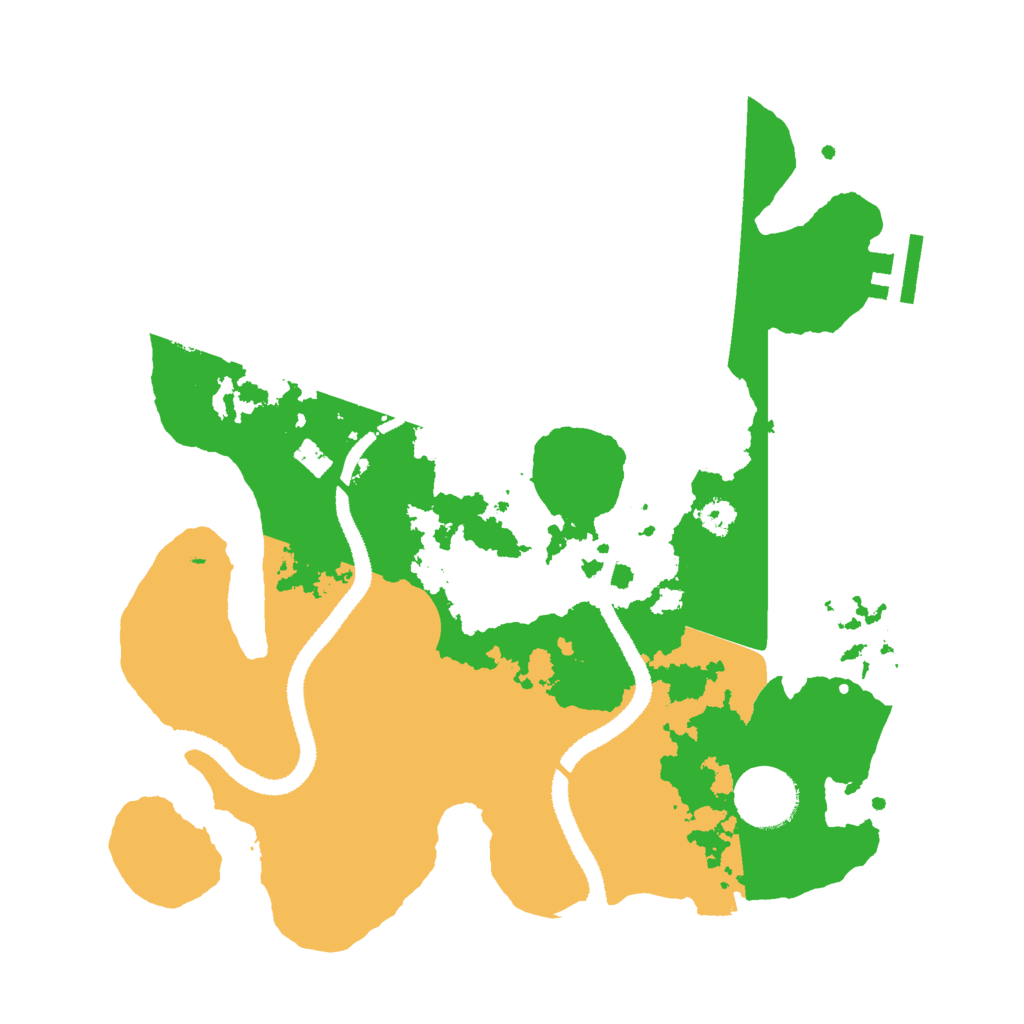 Biome Rust Map: Procedural Map, Size: 3000, Seed: 17618