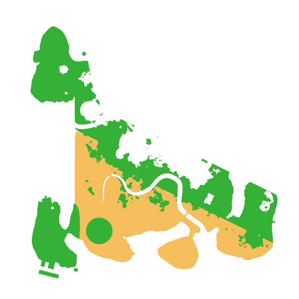 Biome Rust Map: Procedural Map, Size: 3000, Seed: 21494