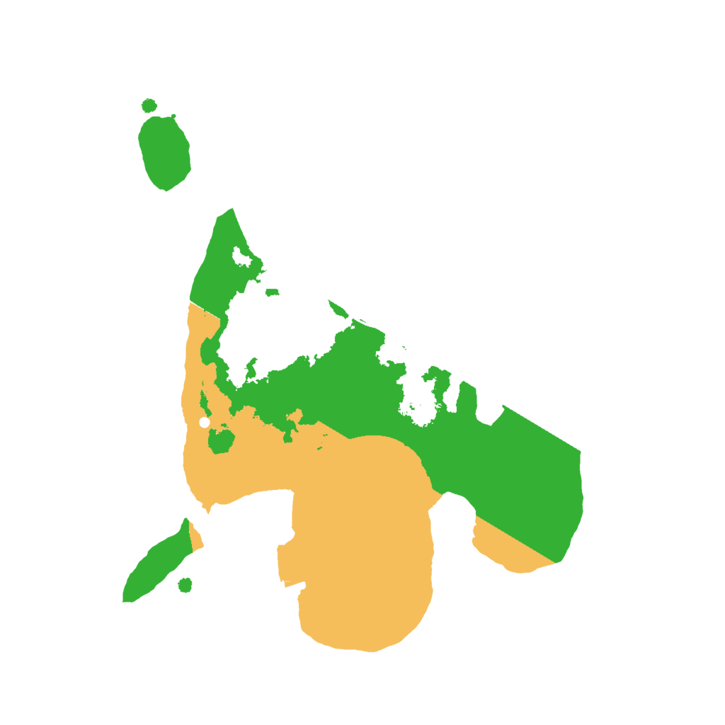 Biome Rust Map: Procedural Map, Size: 2000, Seed: 29101993