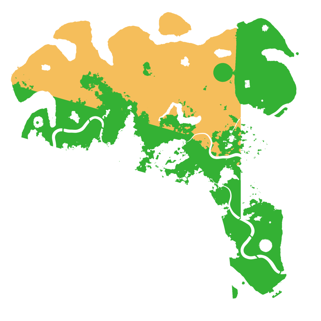 Biome Rust Map: Procedural Map, Size: 4500, Seed: 689103793