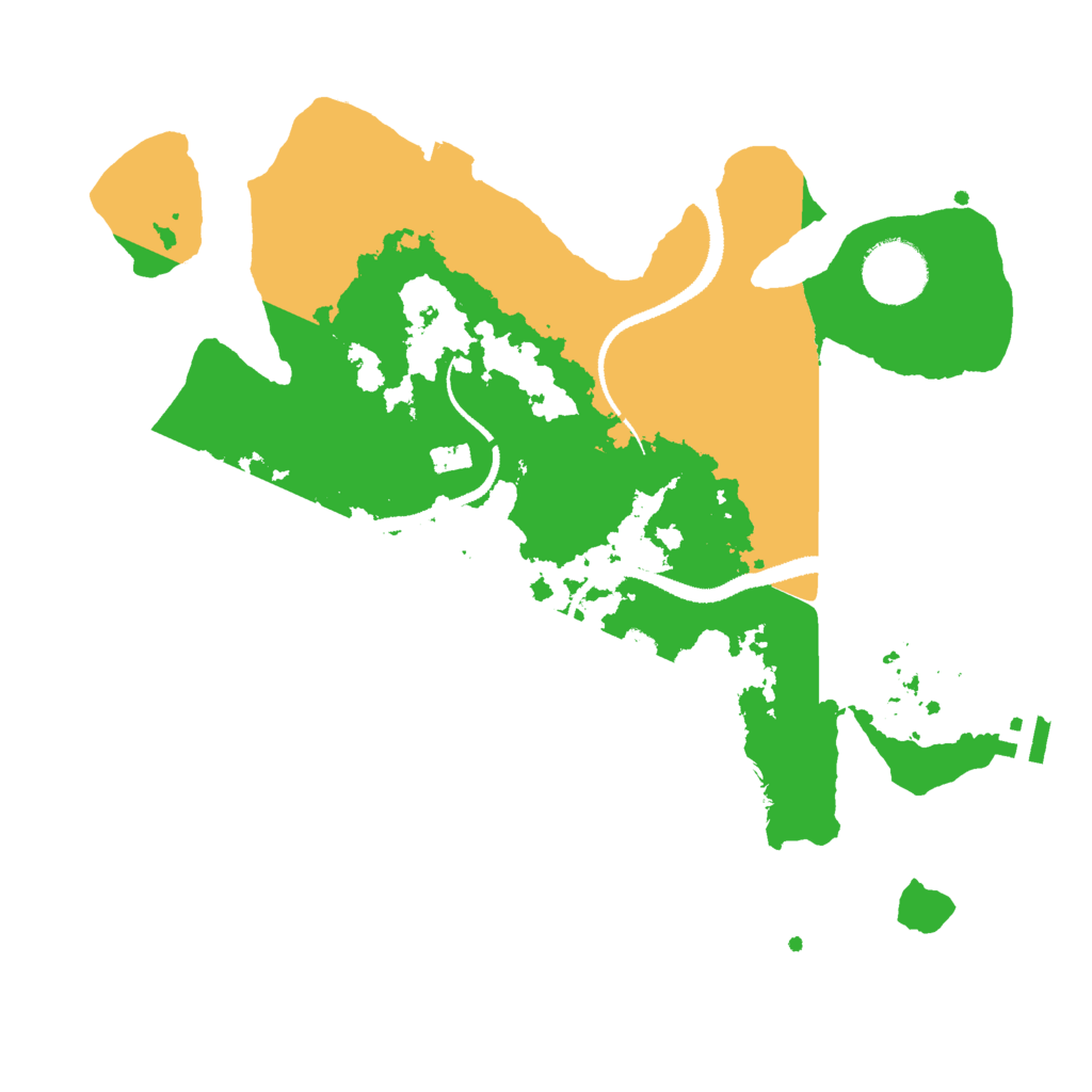 Biome Rust Map: Procedural Map, Size: 3000, Seed: 1294396484