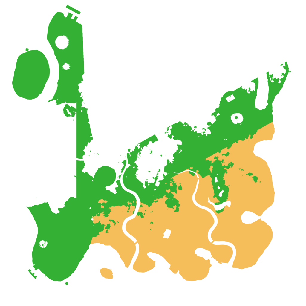 Biome Rust Map: Procedural Map, Size: 4000, Seed: 49466598