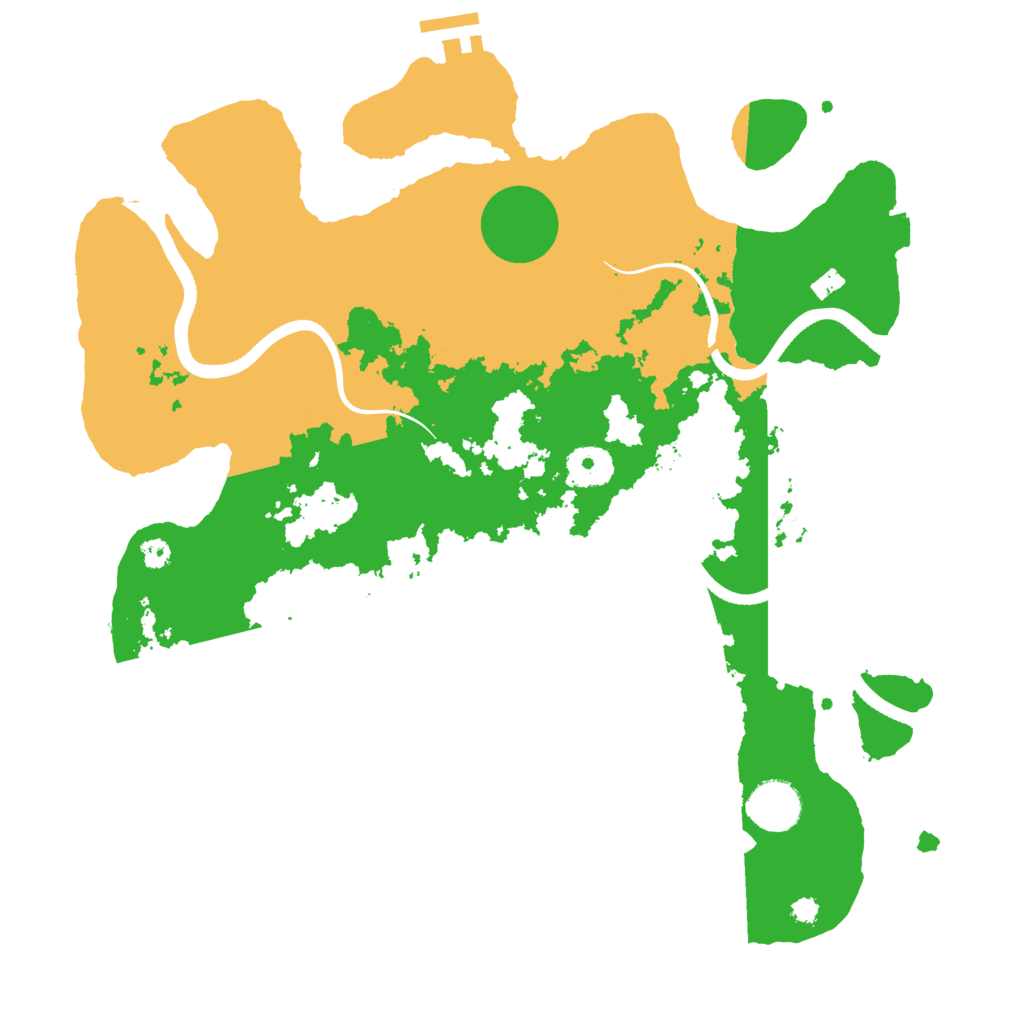 Biome Rust Map: Procedural Map, Size: 3500, Seed: 422603173