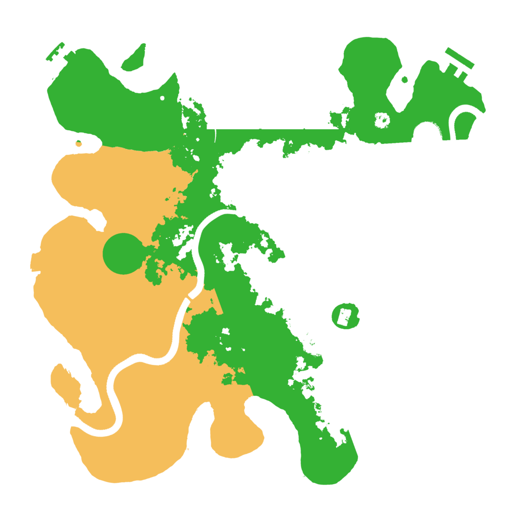 Biome Rust Map: Procedural Map, Size: 3300, Seed: 787878