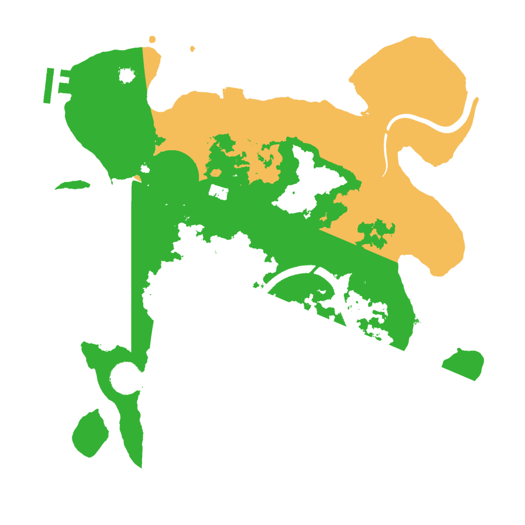 Biome Rust Map: Procedural Map, Size: 3000, Seed: 823715762