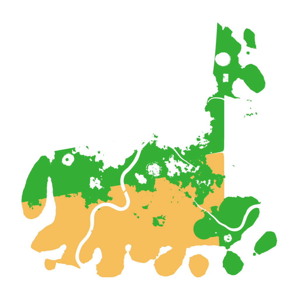 Biome Rust Map: Procedural Map, Size: 3800, Seed: 967198924