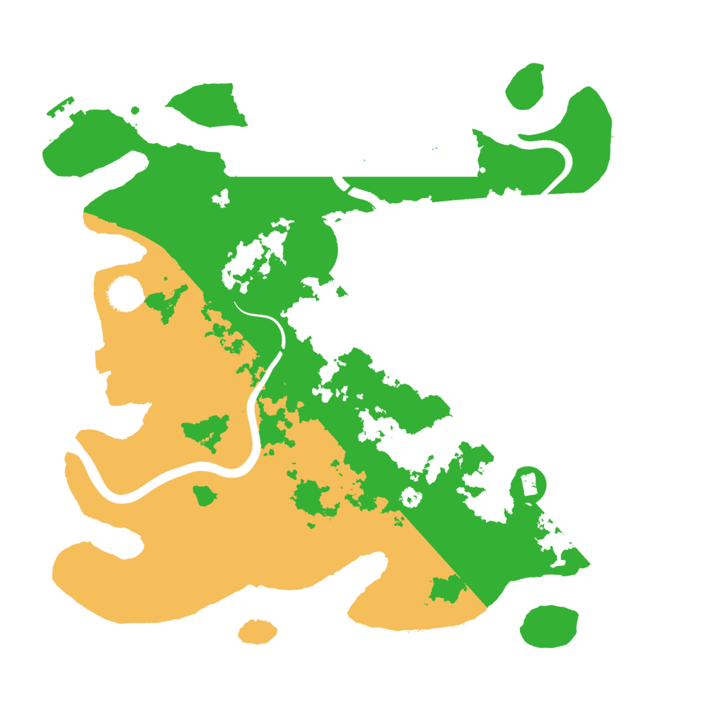 Biome Rust Map: Procedural Map, Size: 3500, Seed: 1091325777