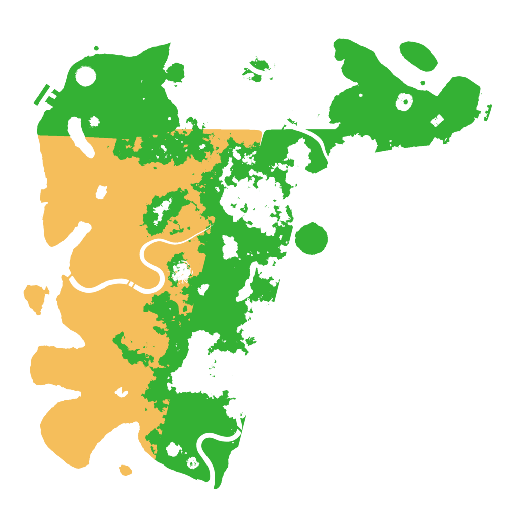 Biome Rust Map: Procedural Map, Size: 4500, Seed: 1529890993