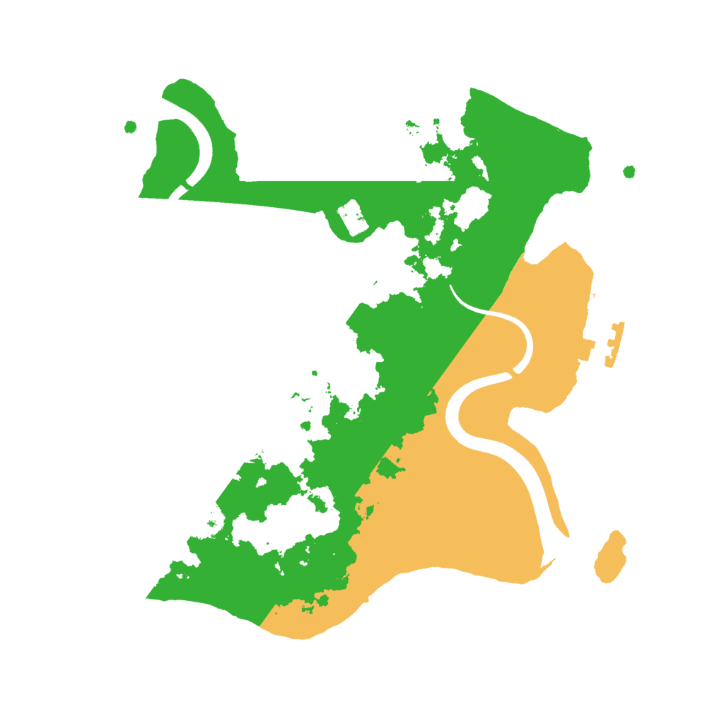 Biome Rust Map: Procedural Map, Size: 2350, Seed: 492