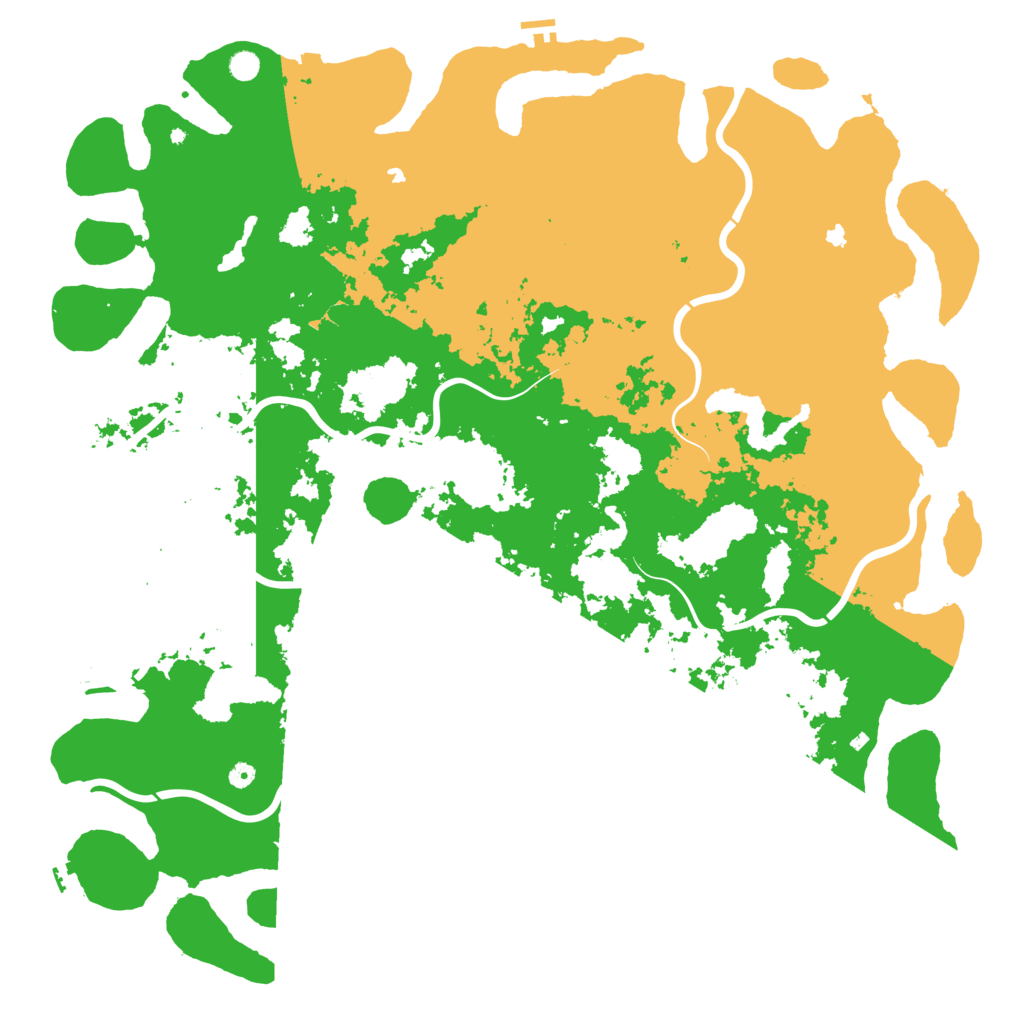 Biome Rust Map: Procedural Map, Size: 6000, Seed: 13332