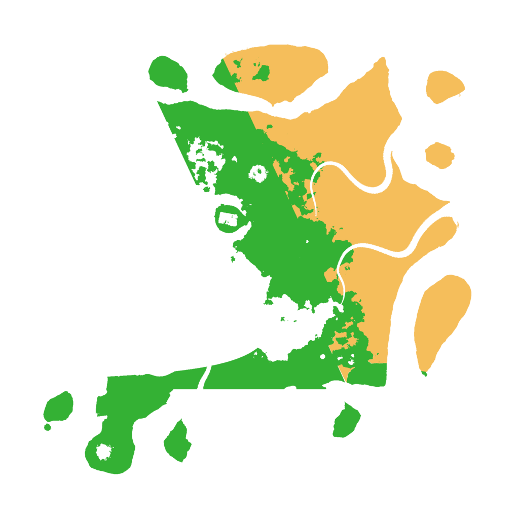 Biome Rust Map: Procedural Map, Size: 3000, Seed: 1503912378