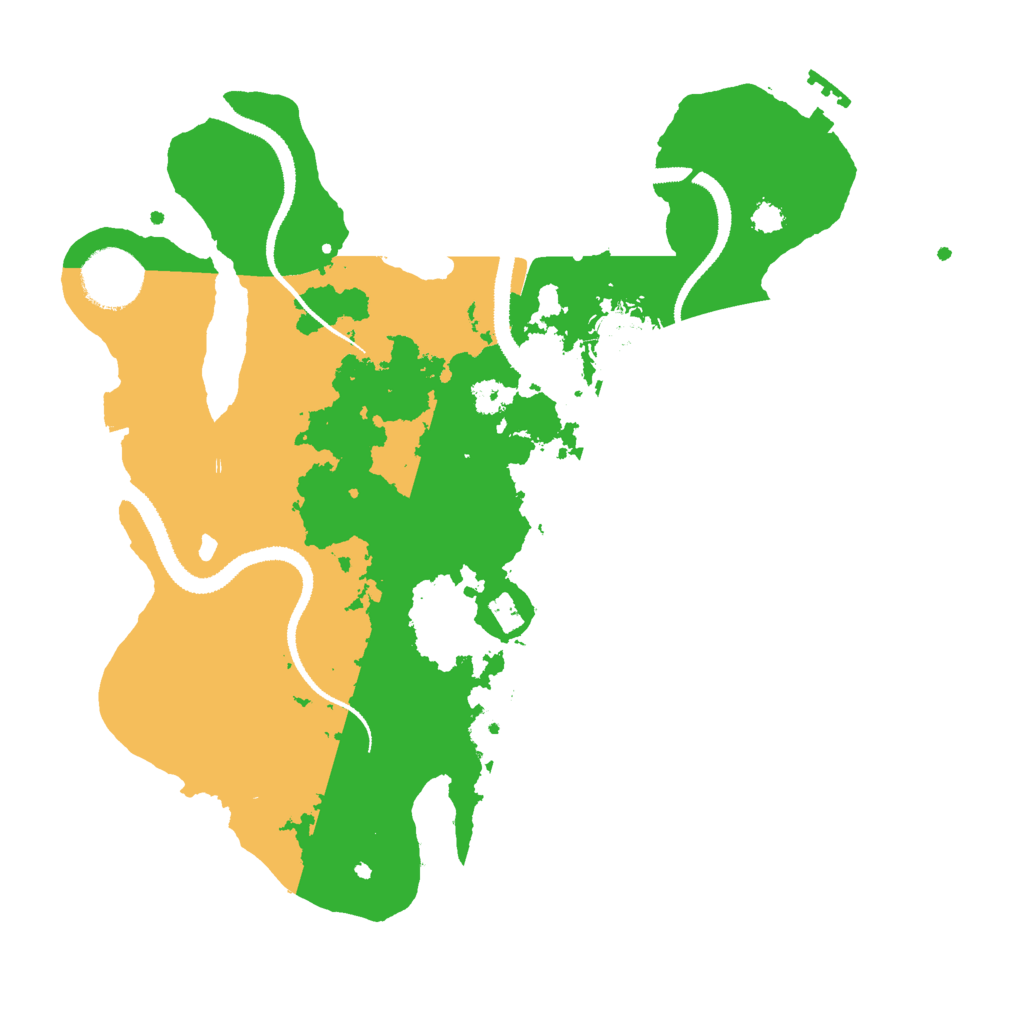 Biome Rust Map: Procedural Map, Size: 3000, Seed: 1838527112