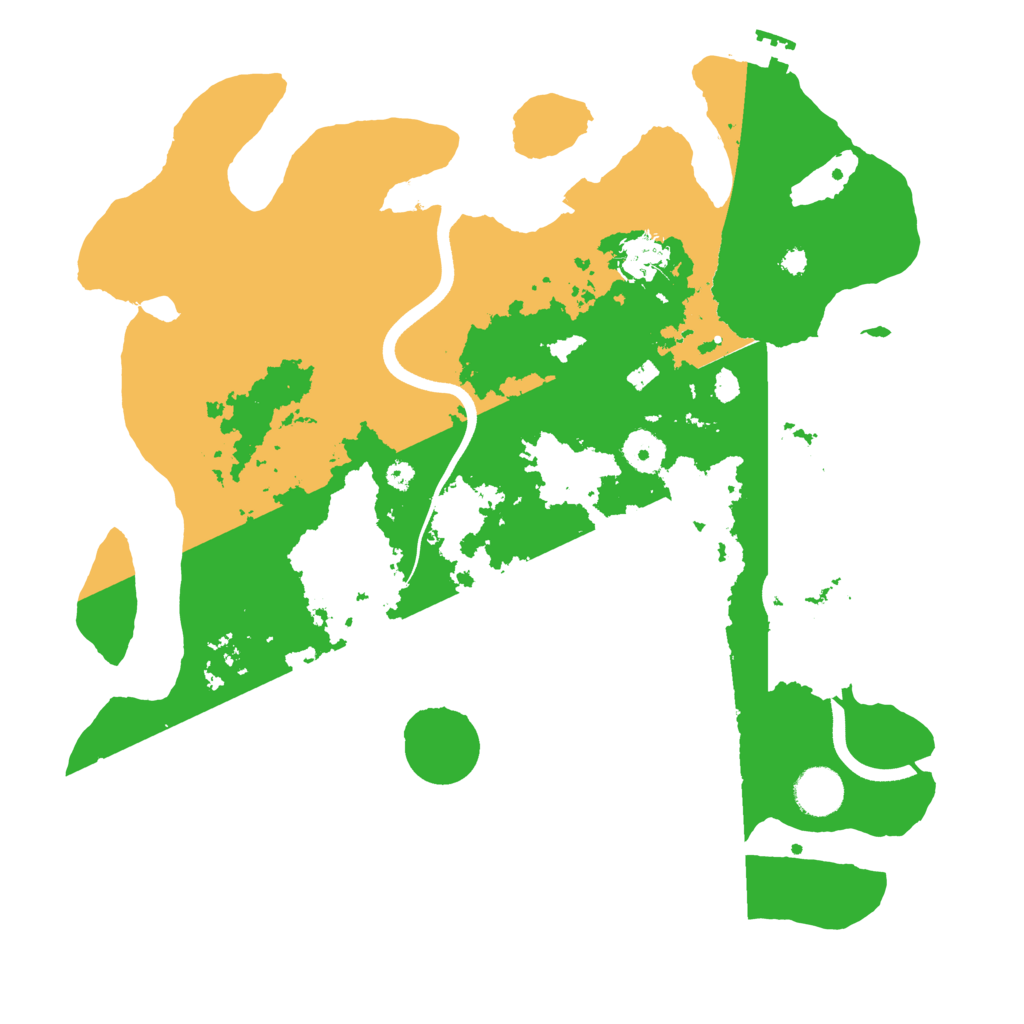 Biome Rust Map: Procedural Map, Size: 3700, Seed: 1025416977