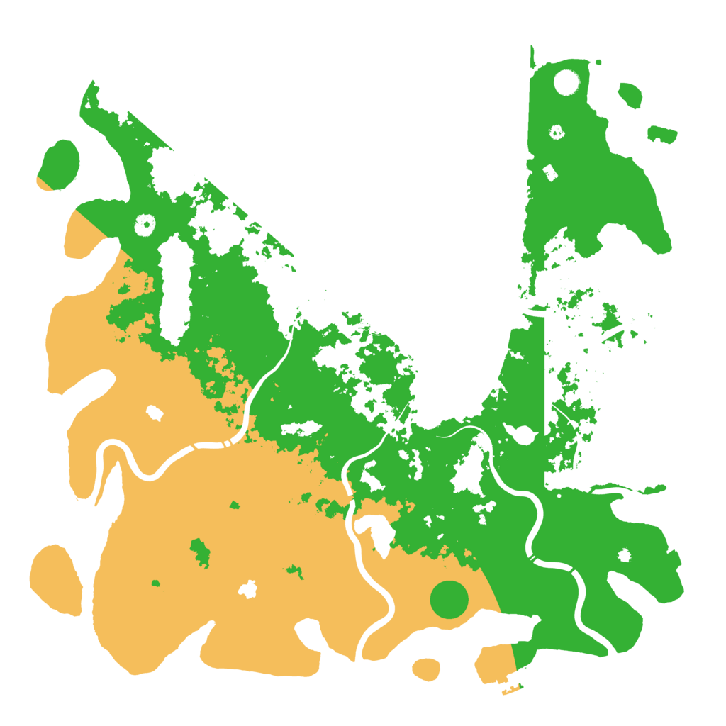 Biome Rust Map: Procedural Map, Size: 5000, Seed: 1337870882