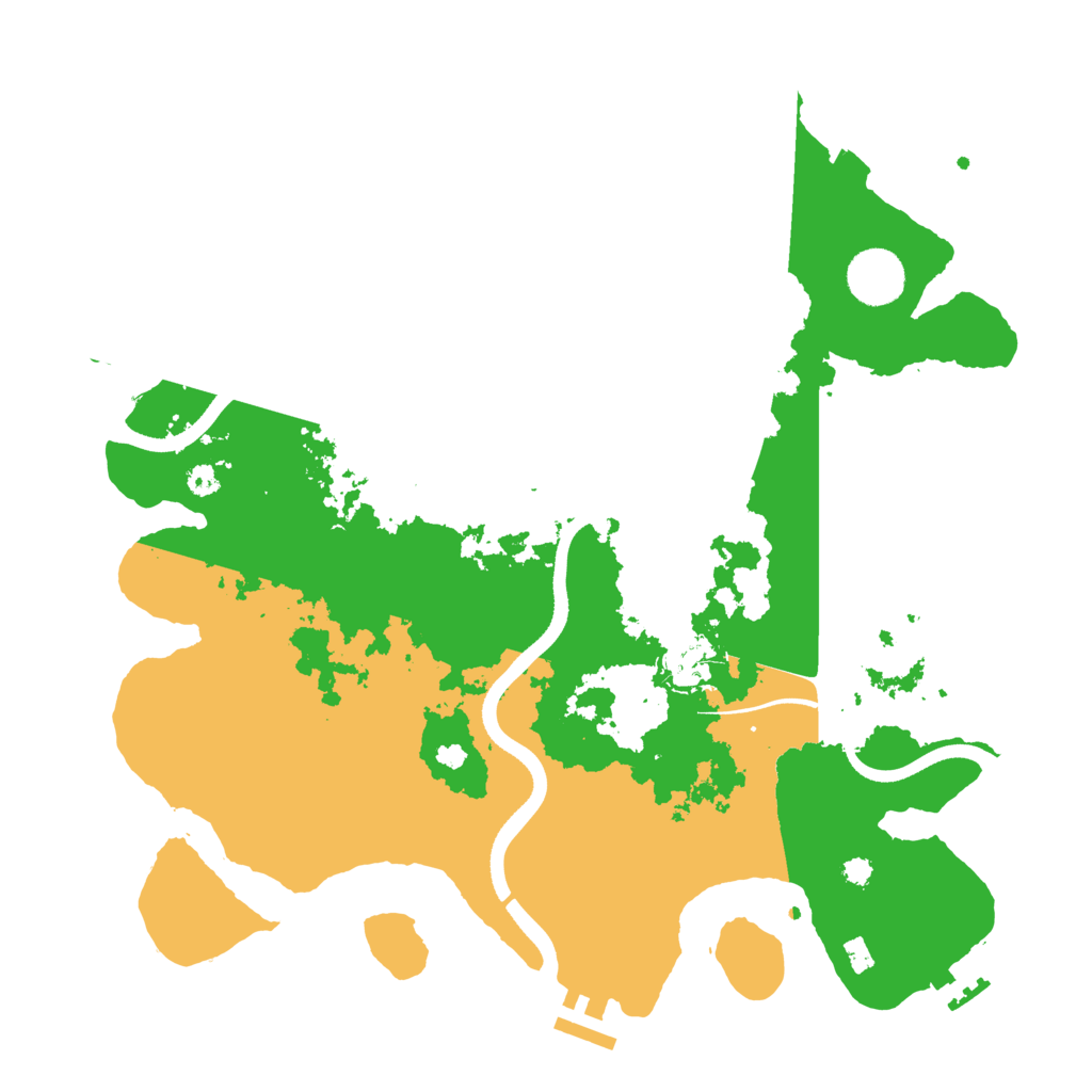 Biome Rust Map: Procedural Map, Size: 3500, Seed: 1209449531