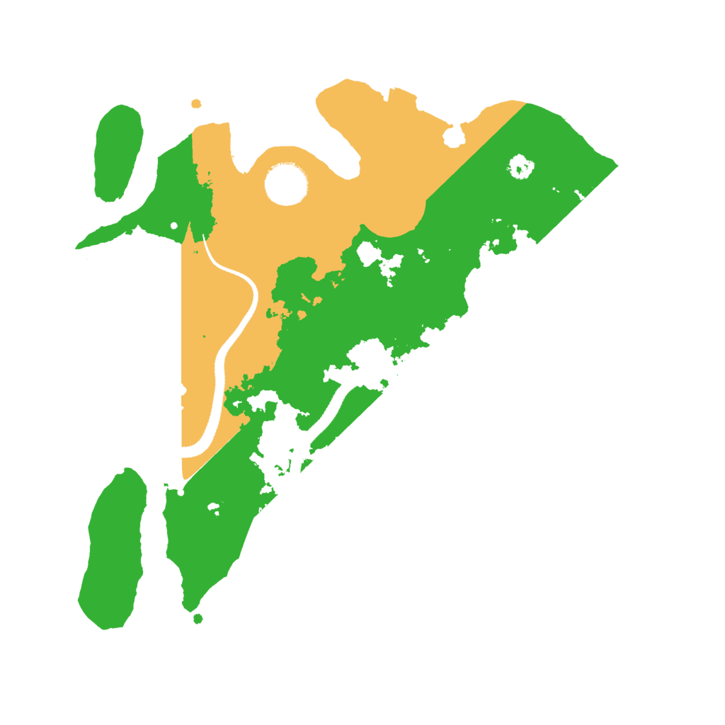 Biome Rust Map: Procedural Map, Size: 3000, Seed: 71742