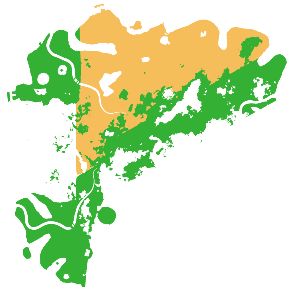 Biome Rust Map: Procedural Map, Size: 4750, Seed: 32111