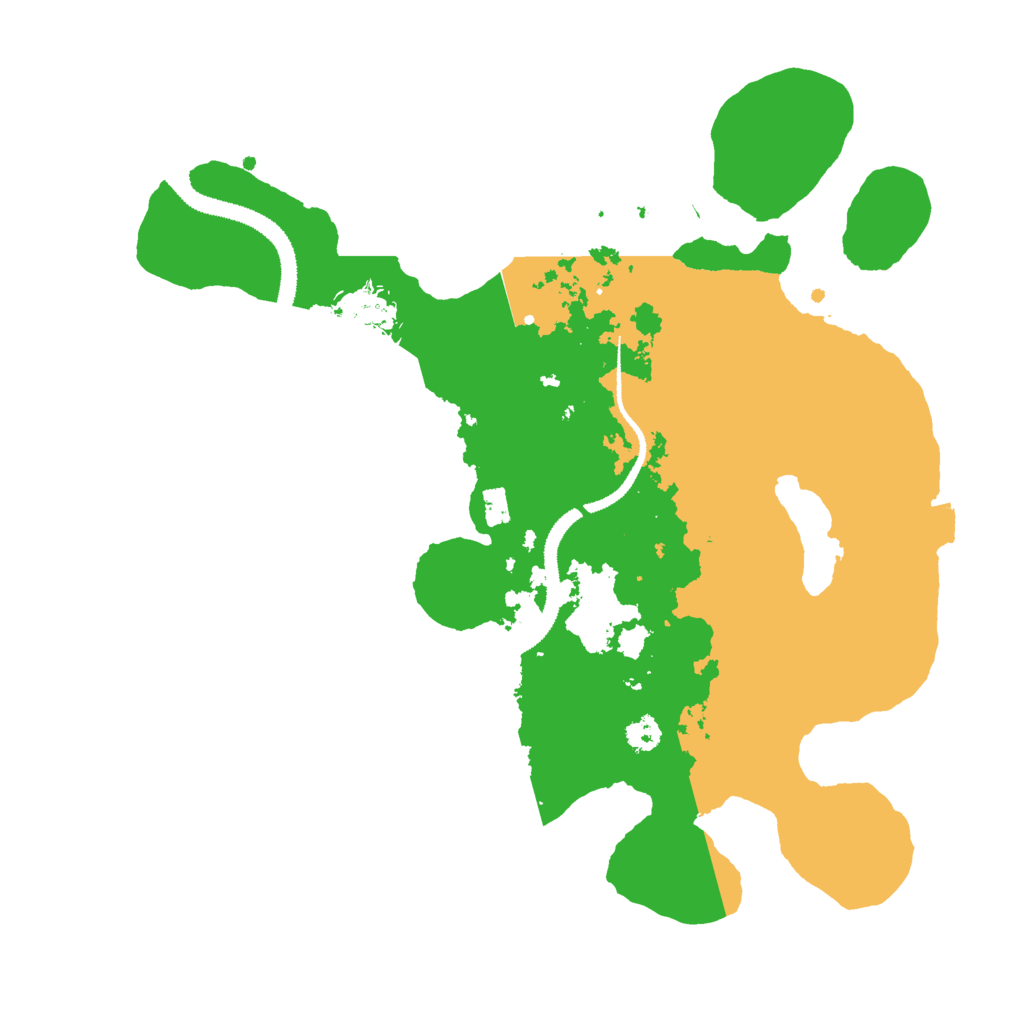 Biome Rust Map: Procedural Map, Size: 3000, Seed: 170617618