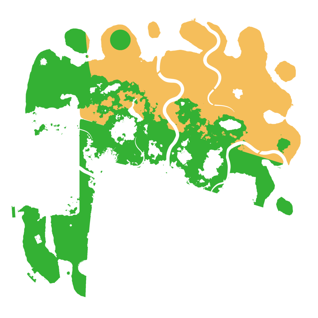 Biome Rust Map: Procedural Map, Size: 4100, Seed: 1821505865