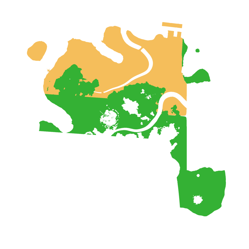 Biome Rust Map: Procedural Map, Size: 2500, Seed: 693712489
