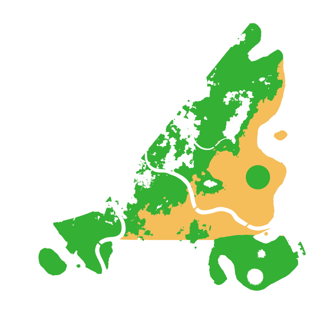 Biome Rust Map: Procedural Map, Size: 3500, Seed: 806943035