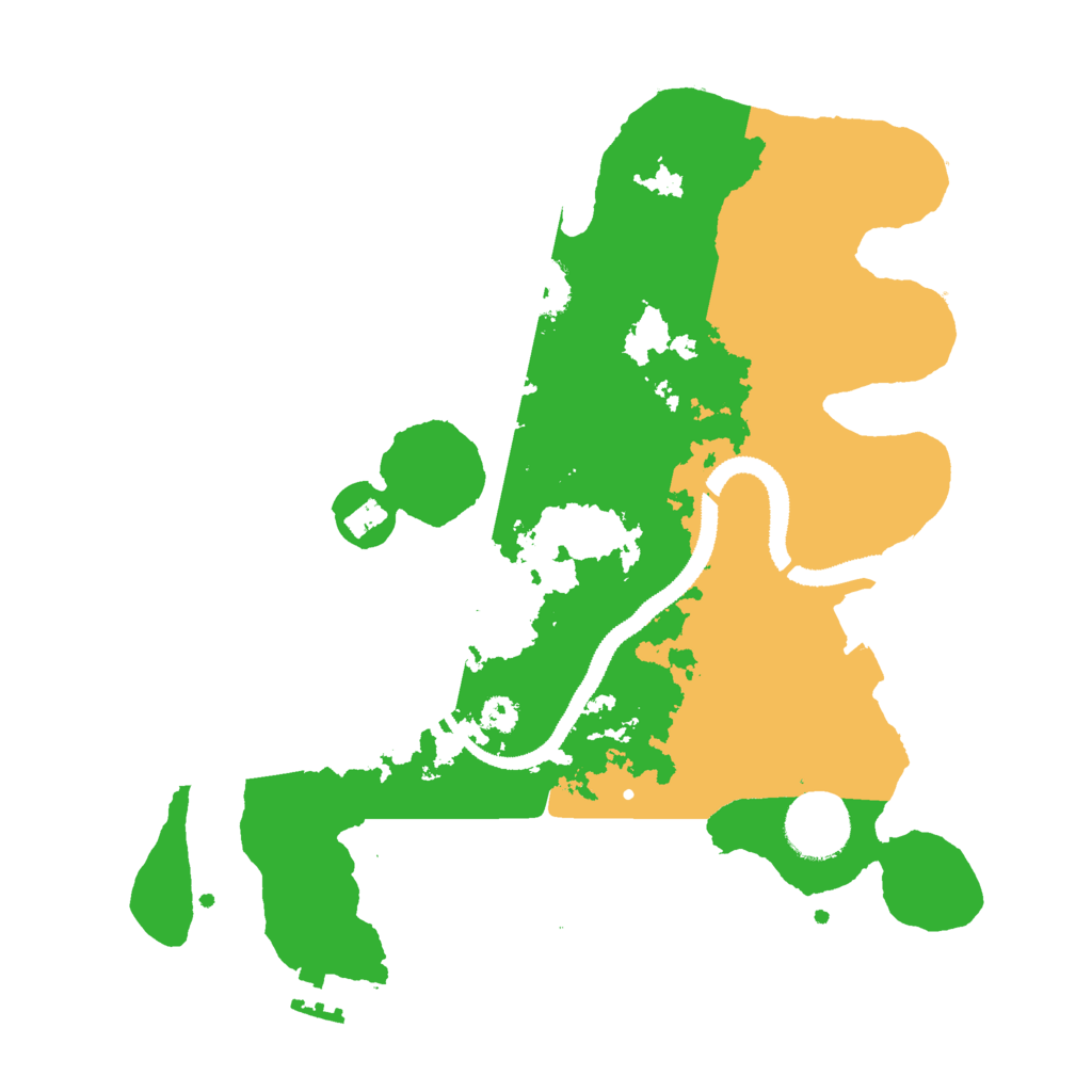 Biome Rust Map: Procedural Map, Size: 3000, Seed: 32354