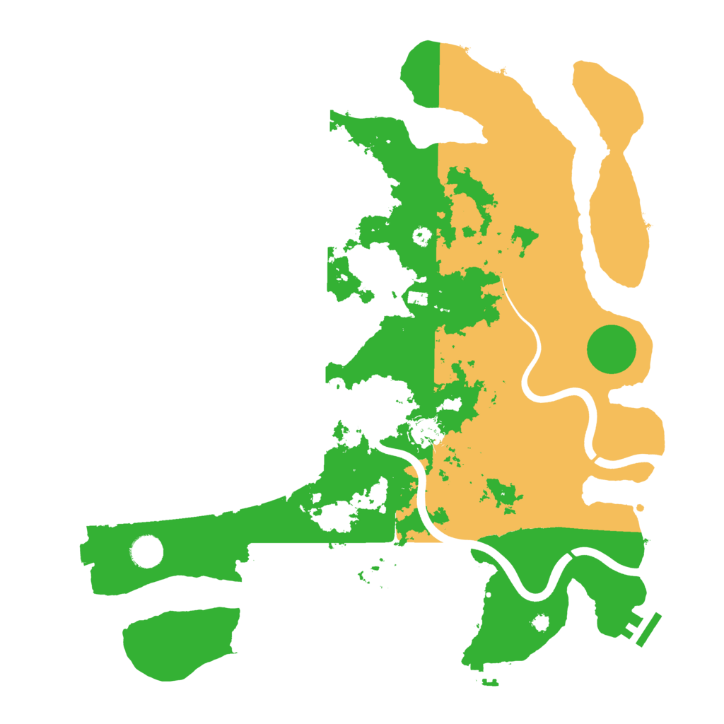 Biome Rust Map: Procedural Map, Size: 3900, Seed: 716899
