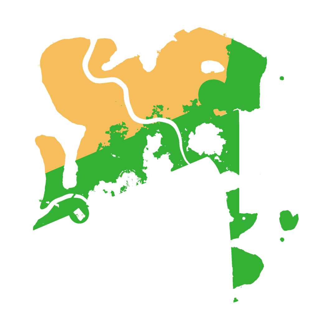 Biome Rust Map: Procedural Map, Size: 3000, Seed: 726453