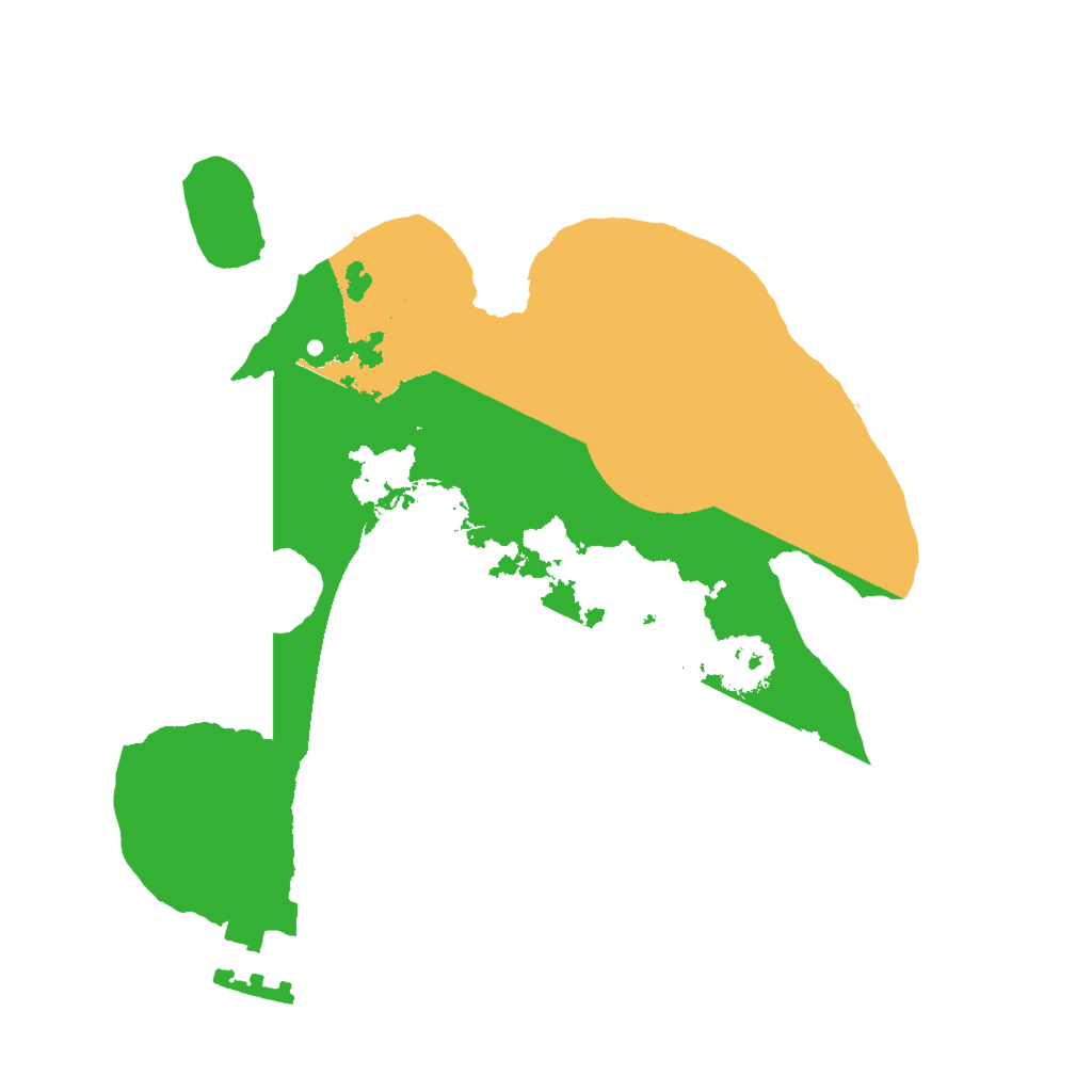 Biome Rust Map: Procedural Map, Size: 2000, Seed: 724915