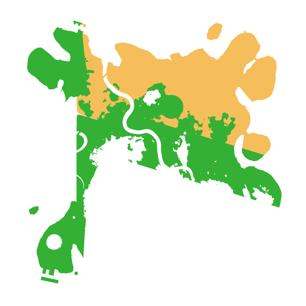 Biome Rust Map: Procedural Map, Size: 3500, Seed: 782342337