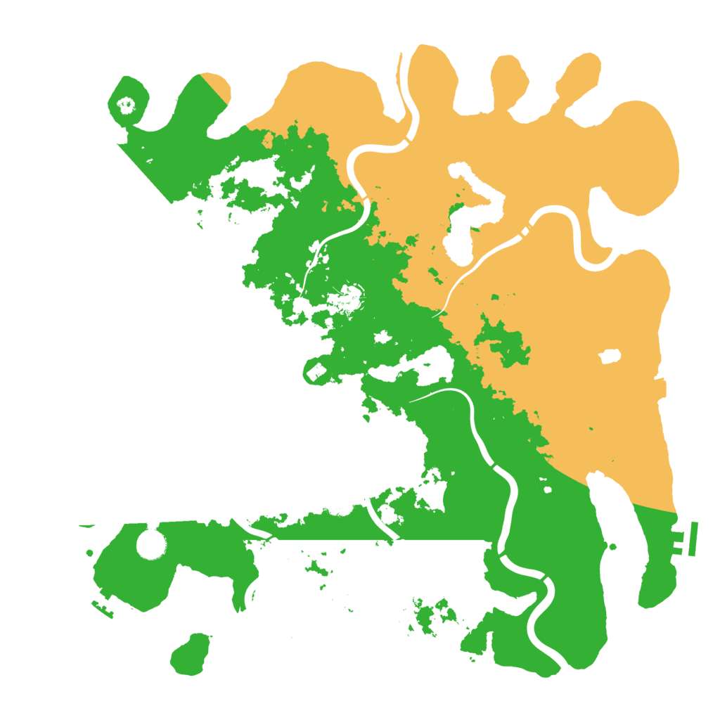Biome Rust Map: Procedural Map, Size: 4250, Seed: 8402845