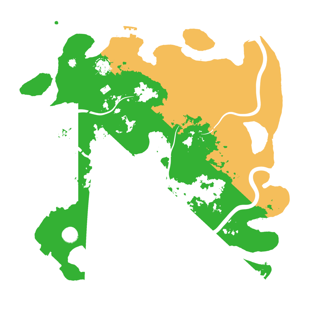 Biome Rust Map: Procedural Map, Size: 3500, Seed: 1072145836