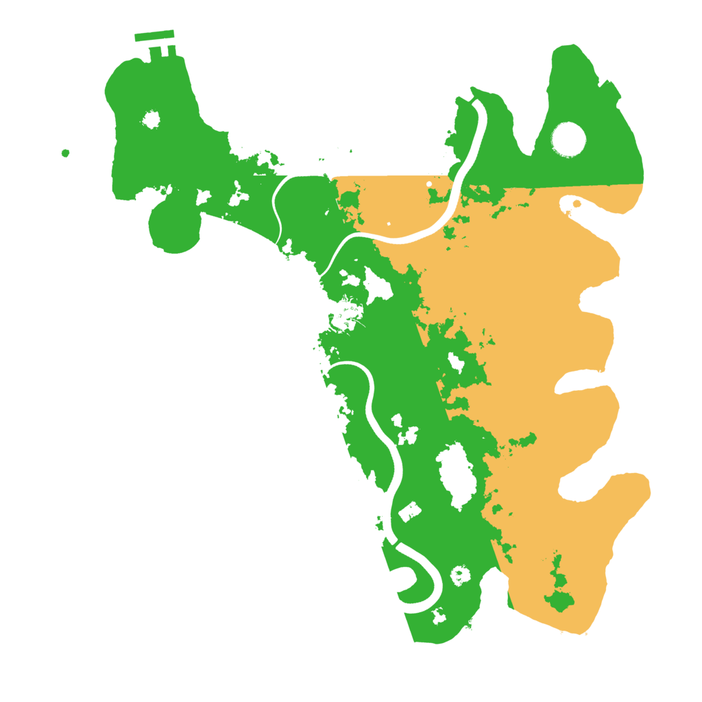 Biome Rust Map: Procedural Map, Size: 3600, Seed: 1900558909