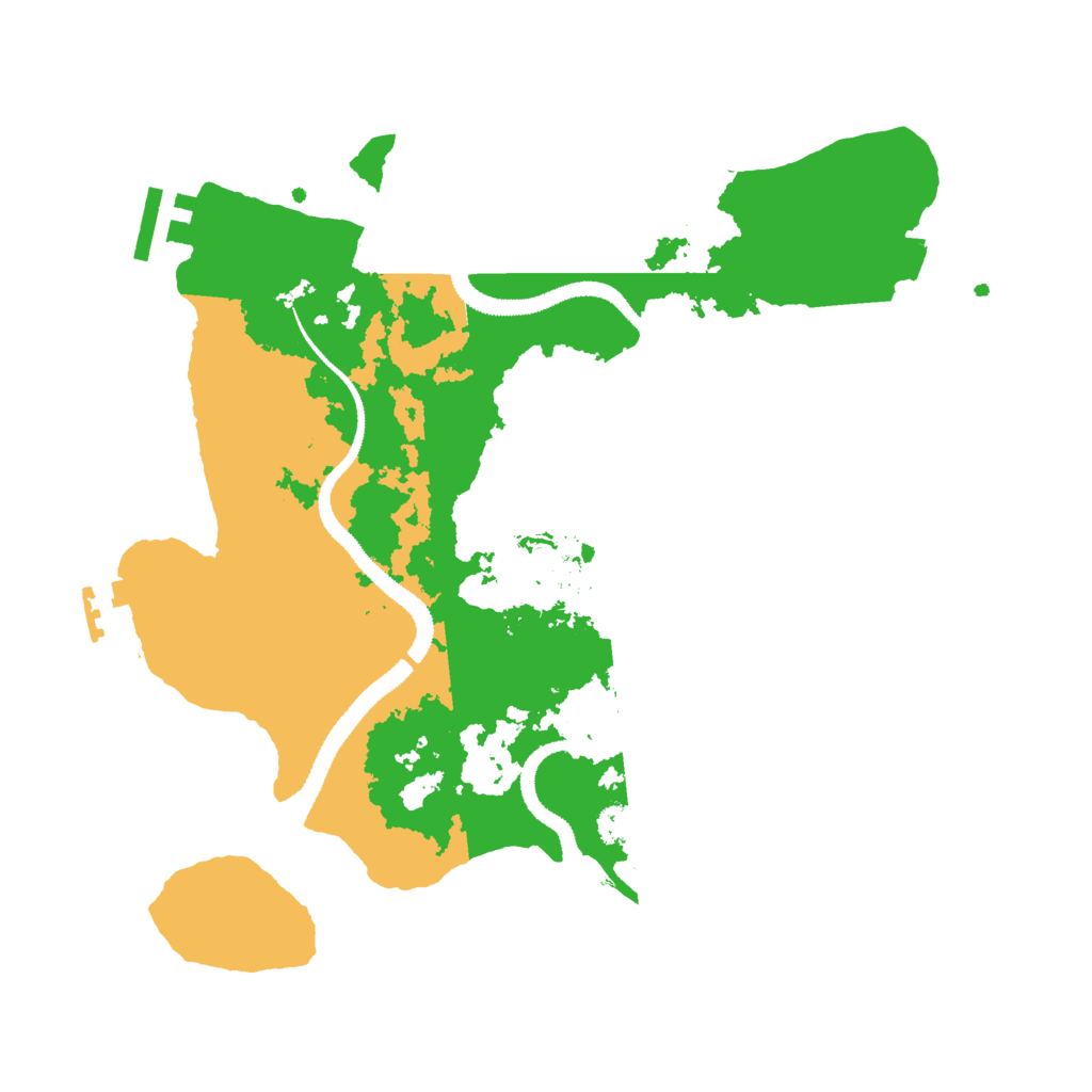 Biome Rust Map: Procedural Map, Size: 3000, Seed: 861427