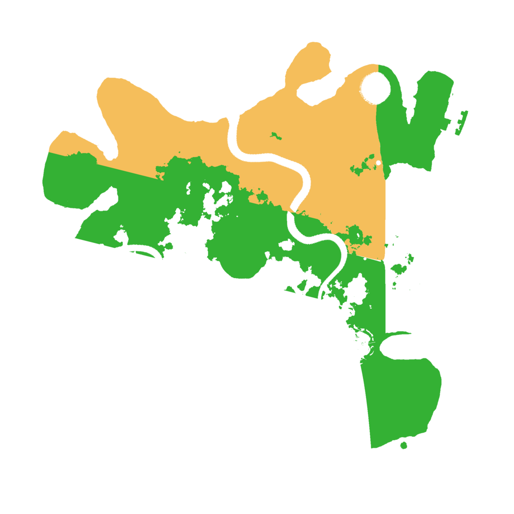 Biome Rust Map: Procedural Map, Size: 3000, Seed: 233764