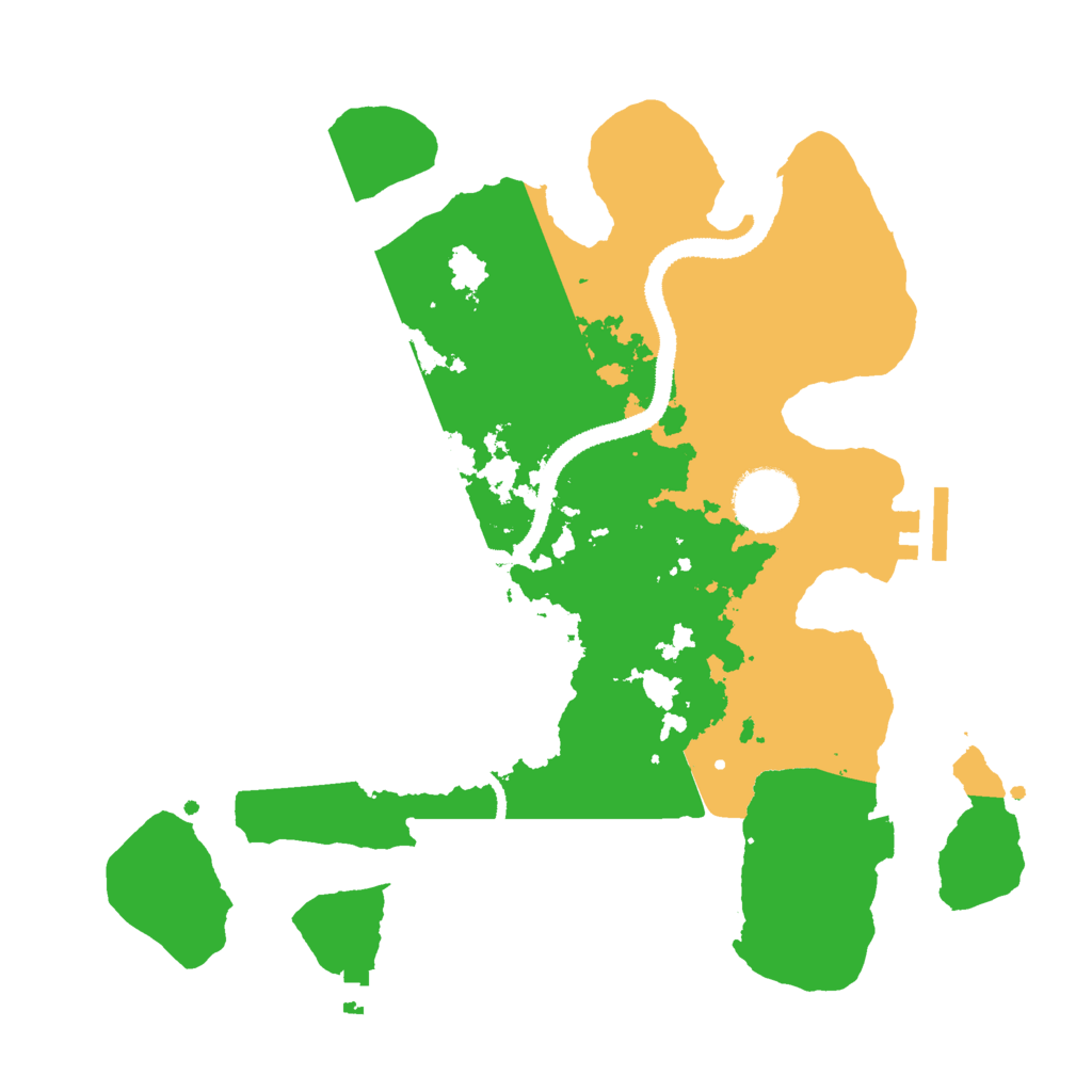 Biome Rust Map: Procedural Map, Size: 3000, Seed: 637015641