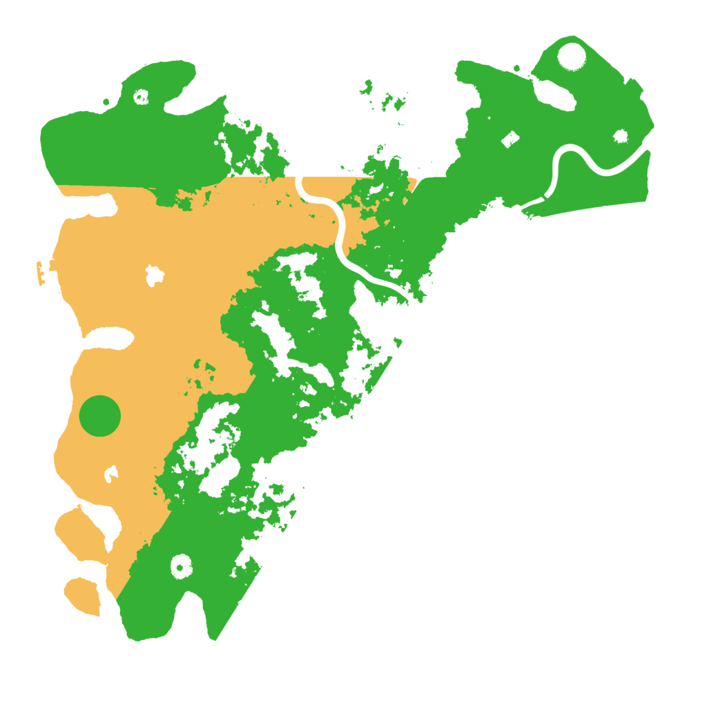 Biome Rust Map: Procedural Map, Size: 4500, Seed: 129394987