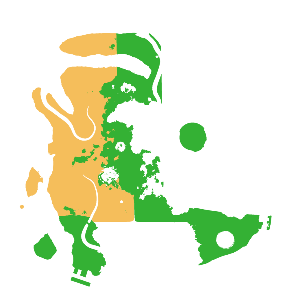 Biome Rust Map: Procedural Map, Size: 3000, Seed: 2387423