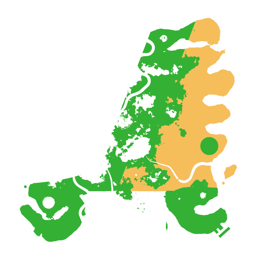 Biome Rust Map: Procedural Map, Size: 3750, Seed: 29329