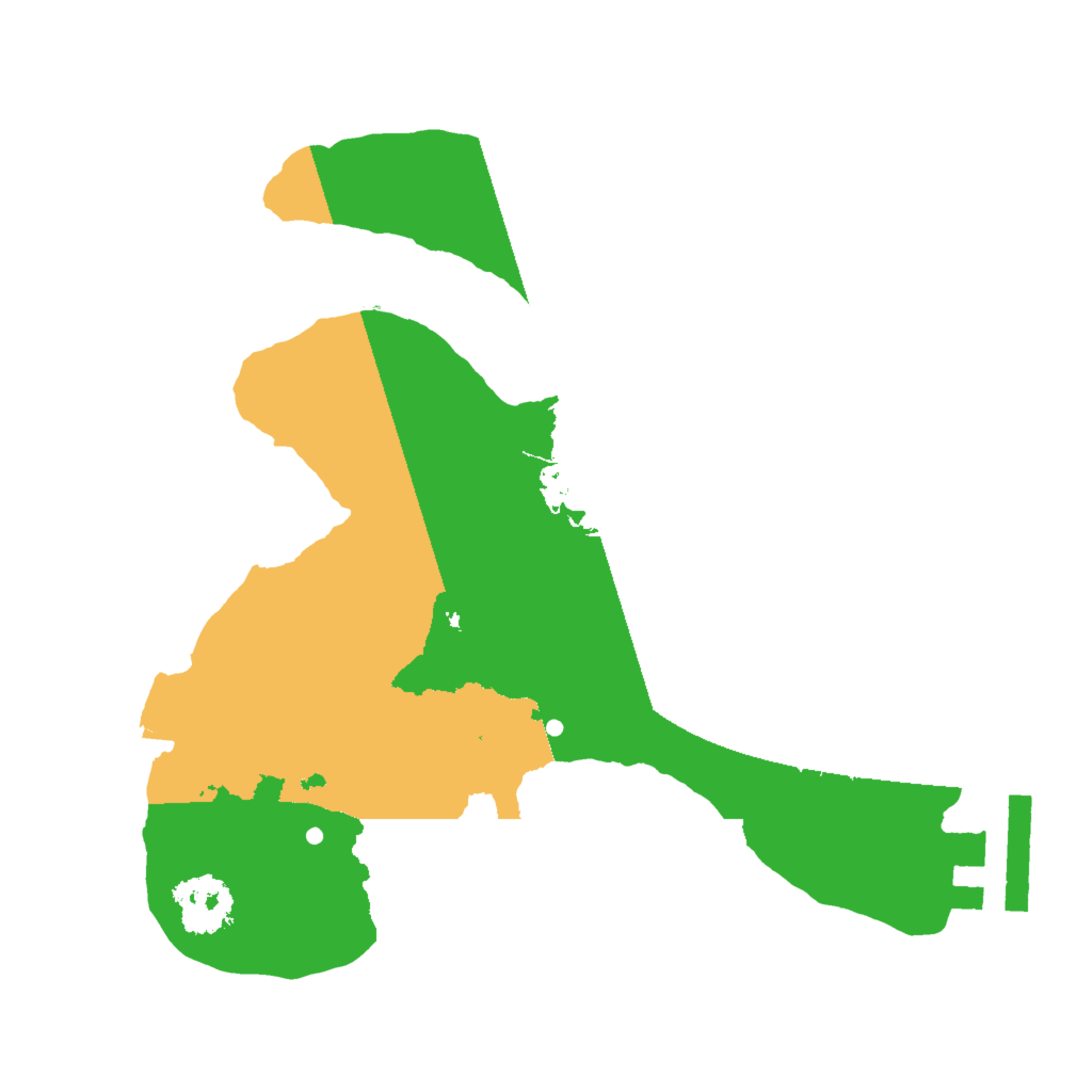 Biome Rust Map: Procedural Map, Size: 1900, Seed: 1745255898
