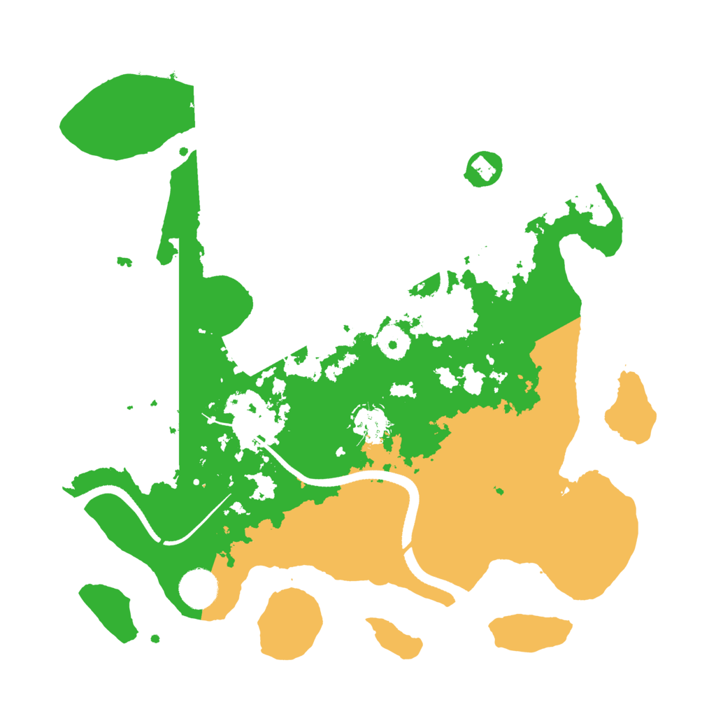 Biome Rust Map: Procedural Map, Size: 3300, Seed: 1248267876