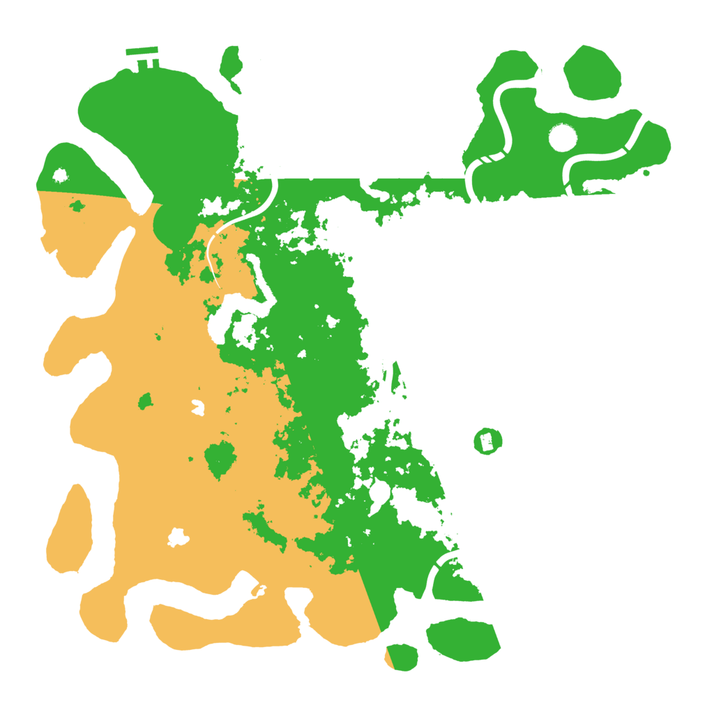 Biome Rust Map: Procedural Map, Size: 4500, Seed: 1354903115