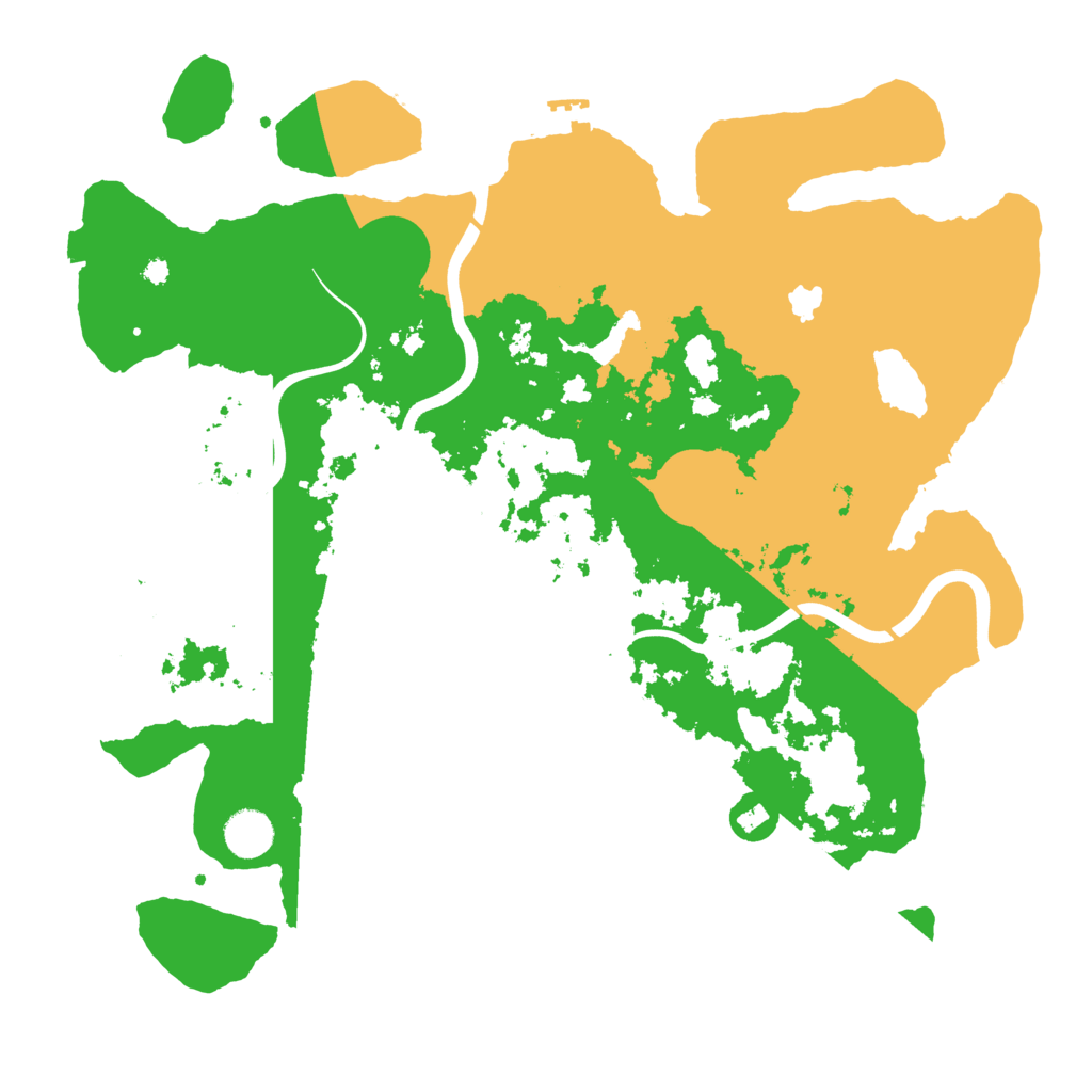 Biome Rust Map: Procedural Map, Size: 4000, Seed: 98343277