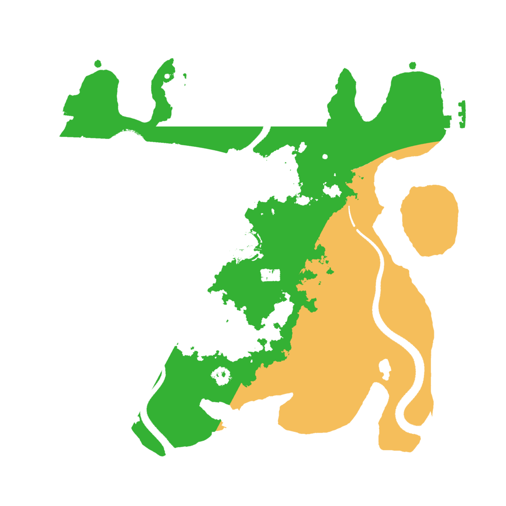 Biome Rust Map: Procedural Map, Size: 2800, Seed: 14009506