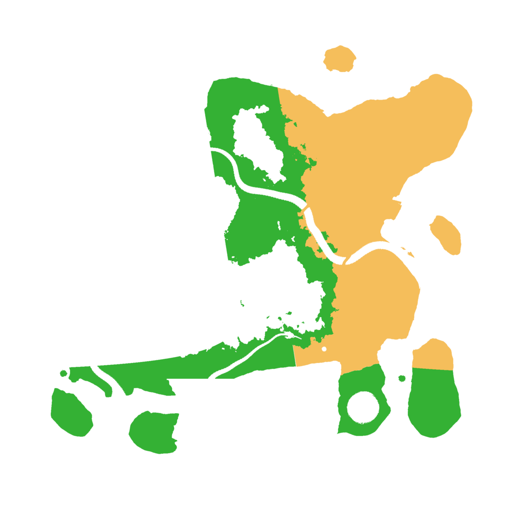 Biome Rust Map: Procedural Map, Size: 3000, Seed: 1275098598