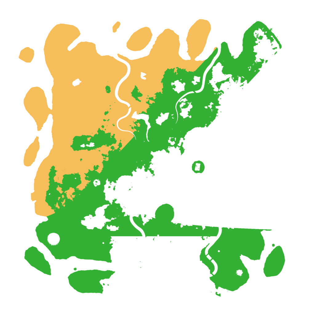 Biome Rust Map: Procedural Map, Size: 4500, Seed: 202607