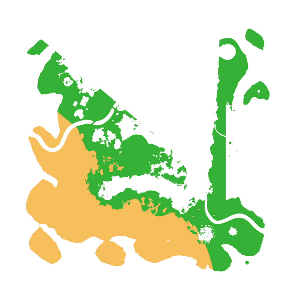 Biome Rust Map: Procedural Map, Size: 3300, Seed: 698106881