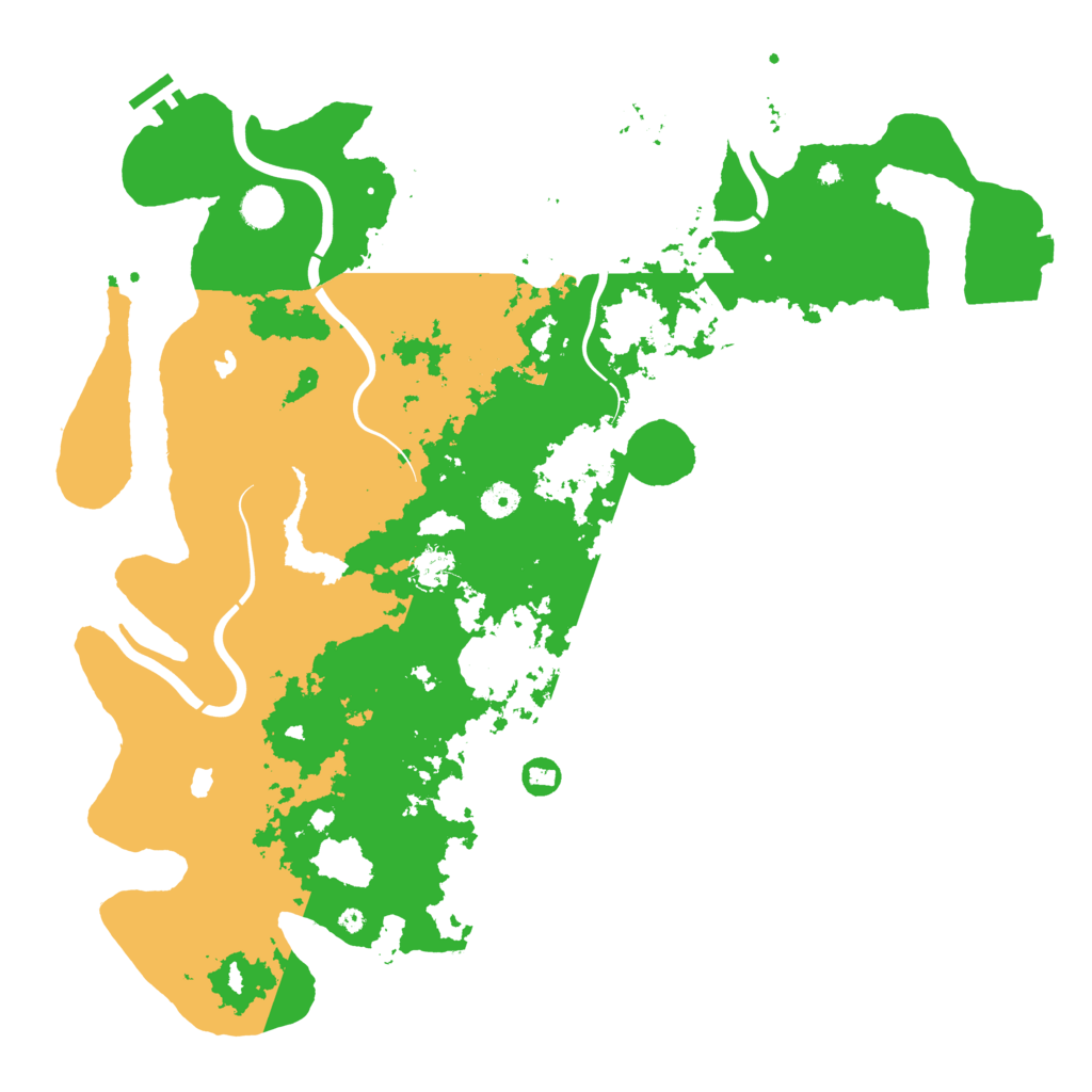 Biome Rust Map: Procedural Map, Size: 4500, Seed: 847291